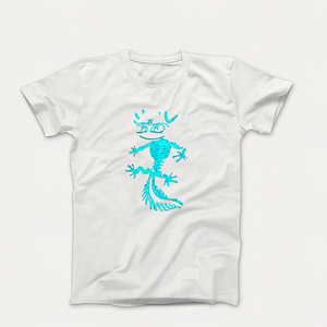 Playera Ajolote Blanca - 4 Efectos en 1 efecto 4