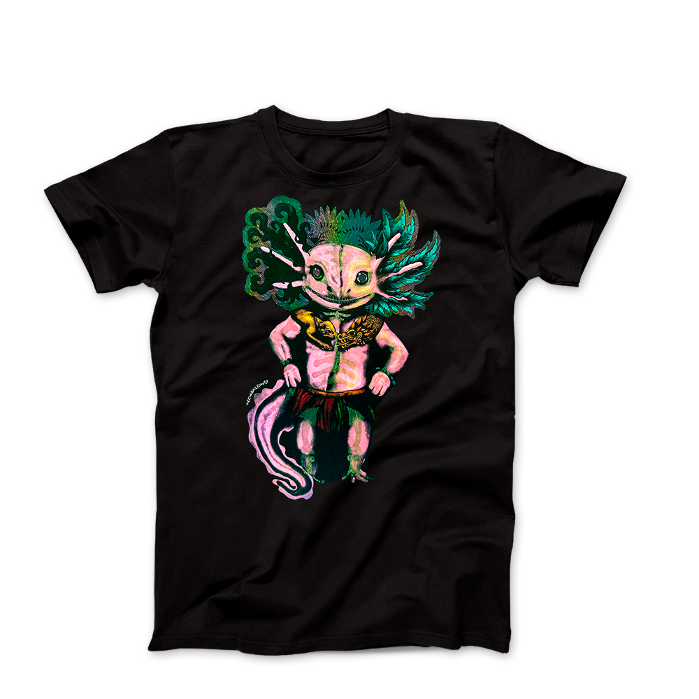 Playera Axolote Dualidad – El amanecer del Quinto Sol- 5 Efectos en 1