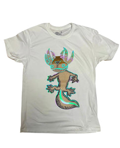 Playera Ajolote Blanca - 4 Efectos en 1 efecto 3