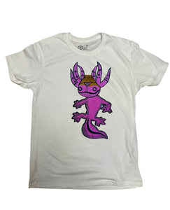 Playera Ajolote Blanca - 4 Efectos en 1 efecto 2