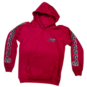 Sudadera Rosa Xiuhcóatl efecto 1