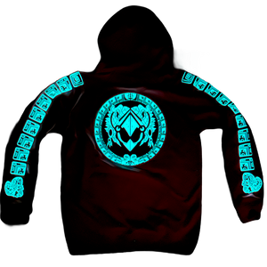 Sudadera Rosa Xiuhcóatl efecto 4